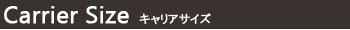 Carrier Size �L�����A�T�C�Y